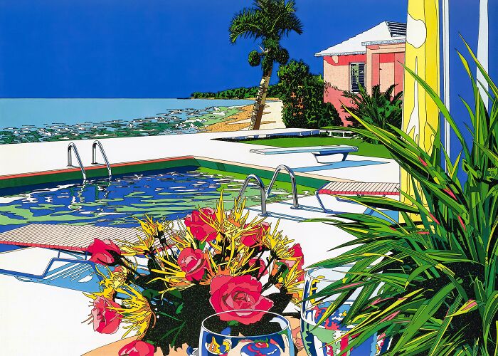 Afternoon Break At Bermuda Island By Eizin Suzuki, 1992