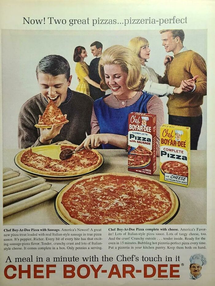 Chef Boyardee Pizza 60s