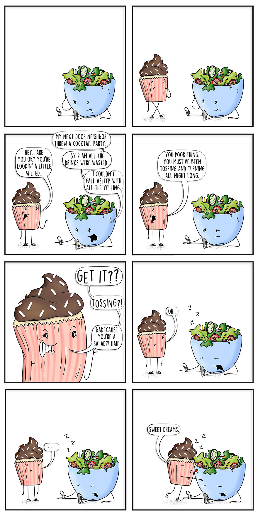 Funny Comics About Food That Are Full Of Puns And Jokes, By This Artist (New Pics)