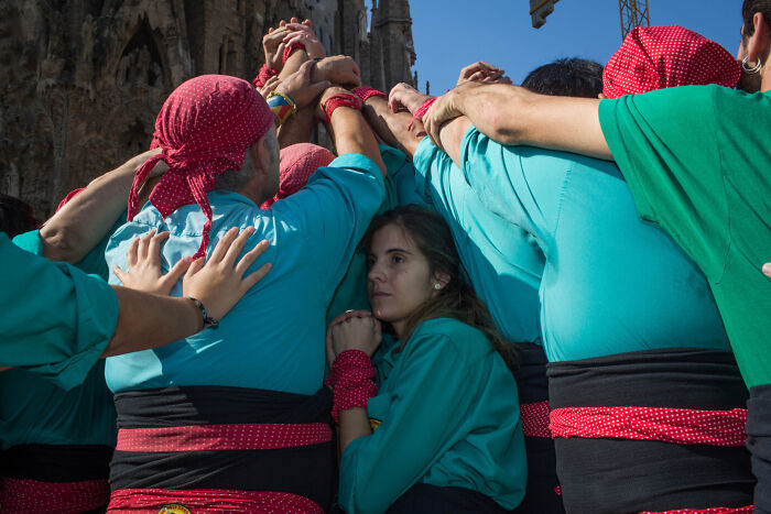 A Photograph Of People In Barselona