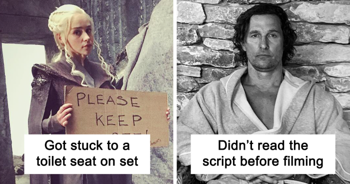 16 Times Actors Embarrassed Themselves On A TV Or Movie Set