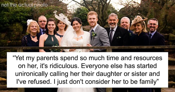 Woman Doesn’t See Girl Her Parents Took In As Family, Wants Family Wedding Picture Without Her