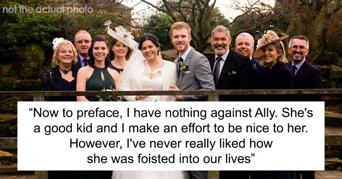 Woman Doesn’t See Girl Her Parents Took In As Family, Wants Family Wedding Picture Without Her