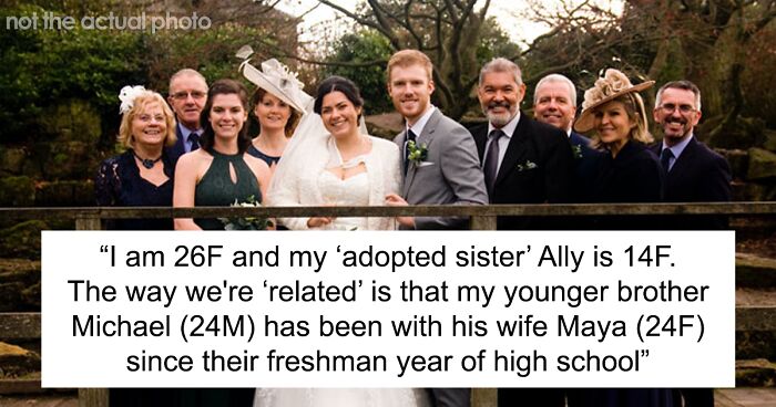 Relatives Furious Over Bride's Decision To Exclude Unofficially 'Adopted' Sis From Her Wedding Photo