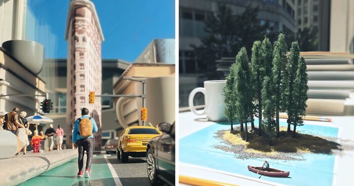 I Travel Around The World On My Desktop With Miniatures (19 Pics)