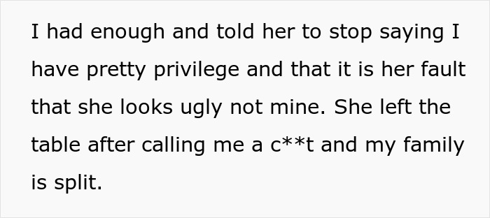 25 Y.O. Keeps Blaming "Pretty Privilege" For Sister's Success, Gets A Reality Check