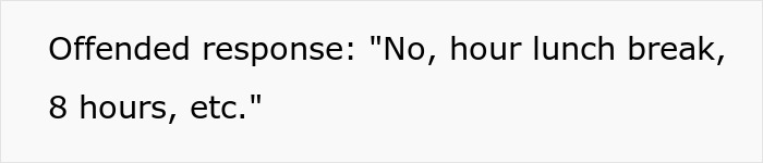 Employee Thinks Paid Lunch Their Hill To Die On, And The Internet, As It Turns Out, Is Very Divided