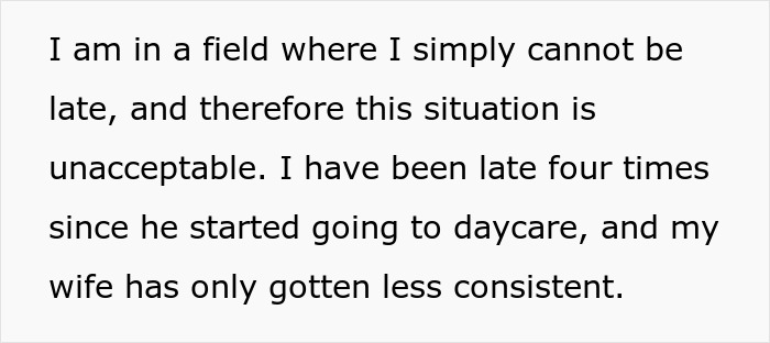 Guy With 2 Jobs Starts Simply Leaving When His Jobless Wife Can’t Get Son Ready In Time For Daycare