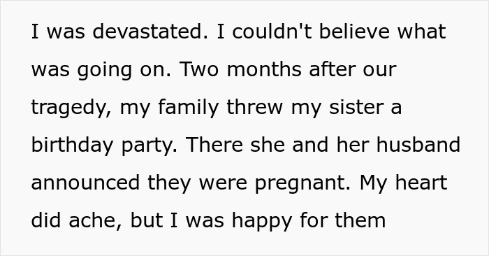 “AITA For Walking Out Of My Sister’s Birthday Party After She Announced She Was Pregnant?”