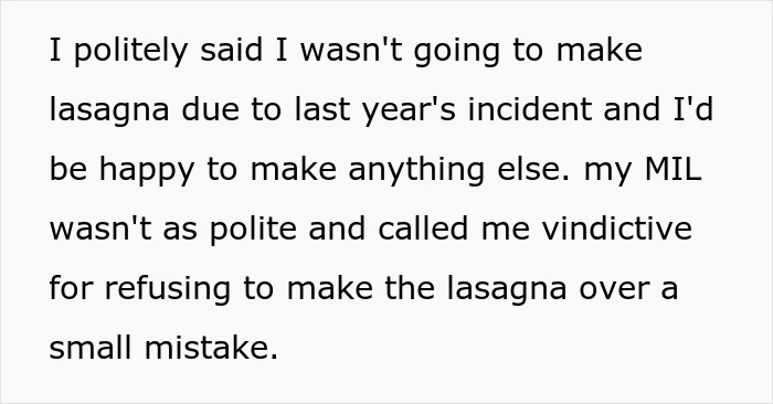 Woman Refuses To Make Signature Christmas Meal As MIL Threw It Away Last Year And Never Apologized