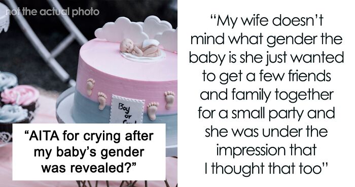 Woman Catches Husband Crying After Gender Reveal, Sends Him To Sleep On The Couch