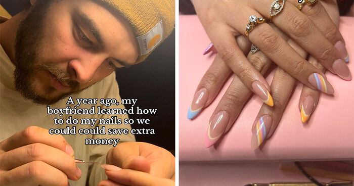 Man Learns Nail Art In A Bid To Save Girlfriend’s Money, Becomes A Pro