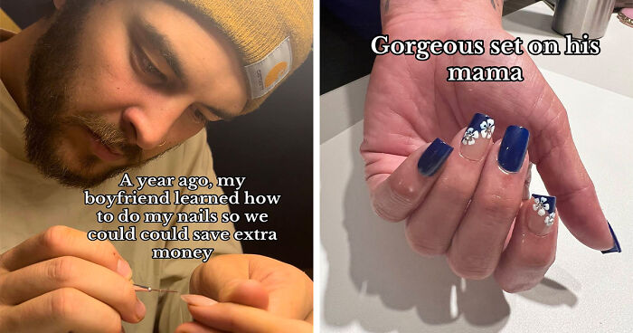 Man Learns Nail Art In A Bid To Save Girlfriend’s Money, Becomes A Pro