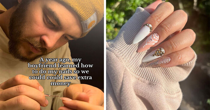 Man Learns Nail Art In A Bid To Save Girlfriend’s Money, Becomes A Pro