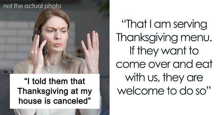 Woman Demands A Separate Thanksgiving Meal, And It Leads To 