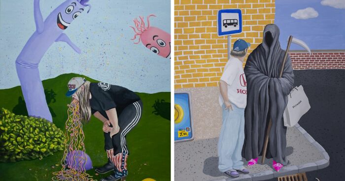 Colorful Nonsense: 40 Paintings Of Everyday Life, Common People, And Insignificant Stuff But Elevated