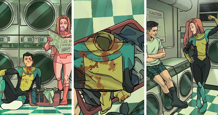 Artist Gives A Fresh Take On DC Heroes In 20 Modern And Relatable Comics