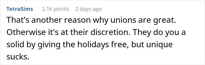 Employee Shares Their Frustration After Finding Out Company Doesn’t Pay For Christmas Break