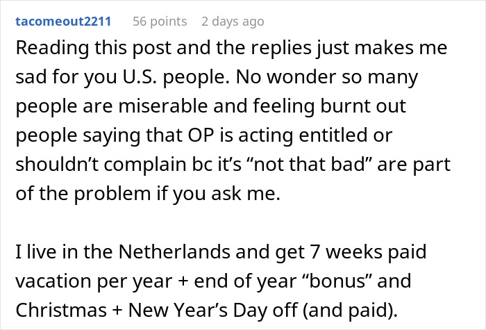 Employee Shares Their Frustration After Finding Out Company Doesn’t Pay For Christmas Break