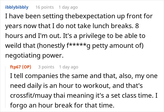 Employee Thinks Paid Lunch Their Hill To Die On, And The Internet, As It Turns Out, Is Very Divided