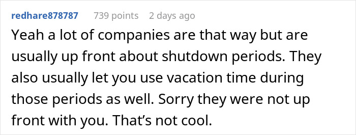 Employee Shares Their Frustration After Finding Out Company Doesn’t Pay For Christmas Break