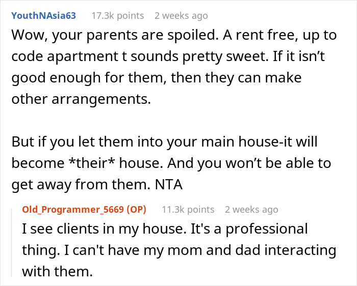 Parents Get Mad About Living In Daughter’s Totally Converted Garage, She Suggests The Nursing Home