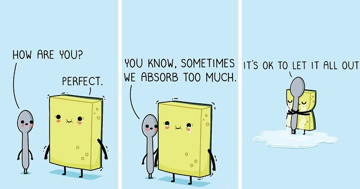 70 Adorable Comics That Have Unexpected Takes On Everyday Situations (New Pics)