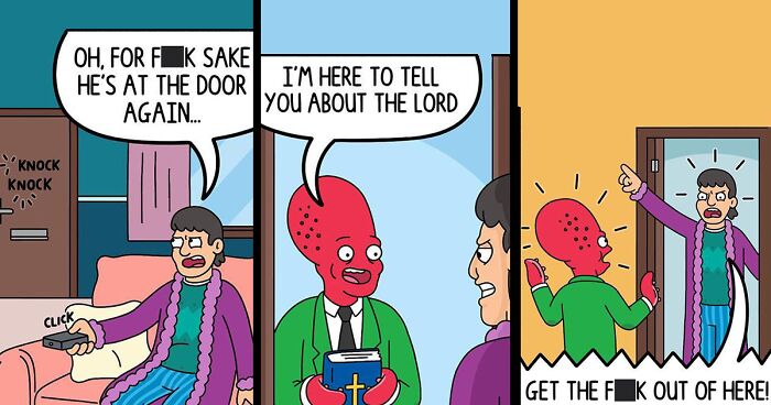 If You Have A Dark Sense Of Humor, You Will Probably Enjoy These 55 Comics By Simon Johnson