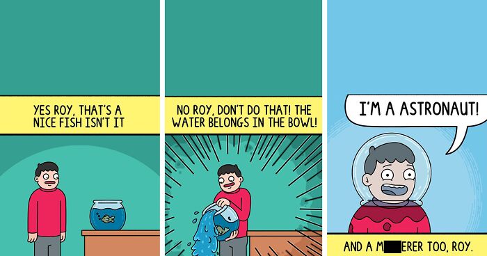 55 Dark Humor Comics From The Series 'Simon Said Comics'