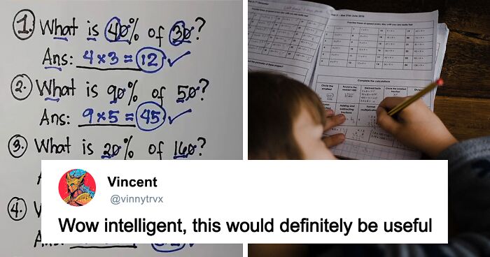 People Don’t Understand Why This Math Hack To Calculate Percentages Isn’t Taught In Schools