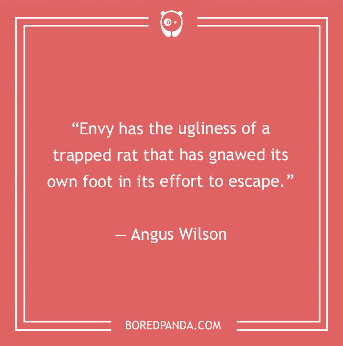 Angus Wilson quote on envy 