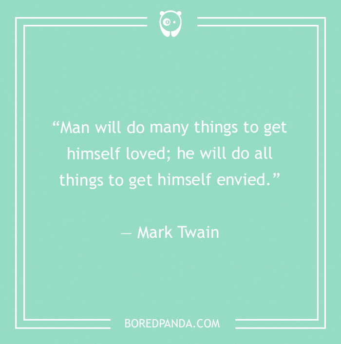 Mark Twain quote on being loved