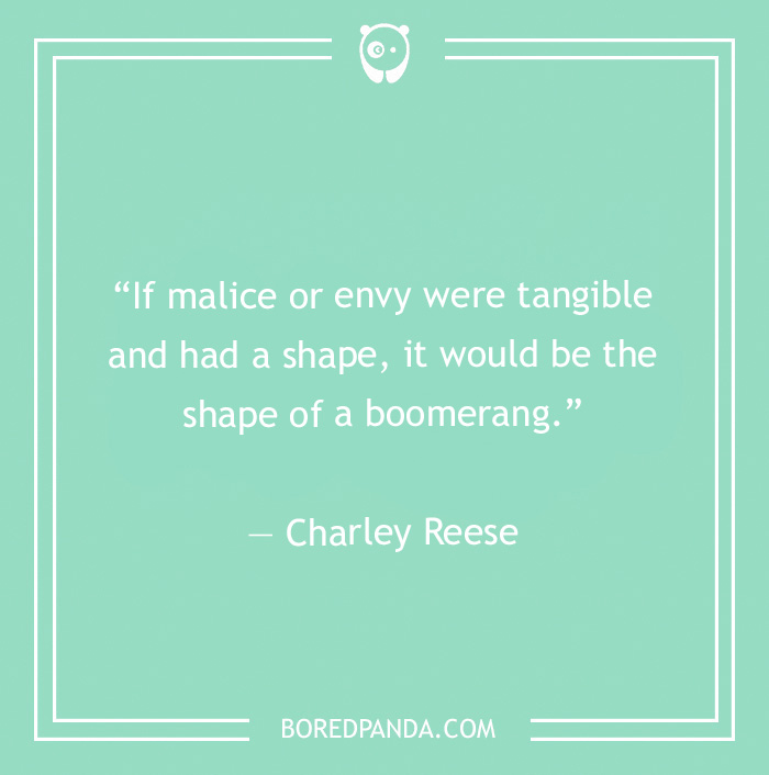 Charley Reese quote on envy 
