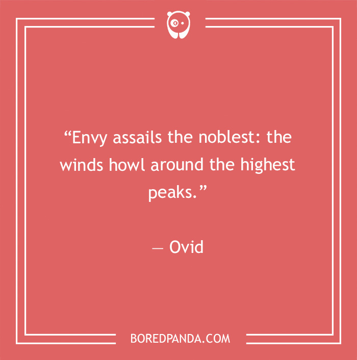 Ovid quote on envy 
