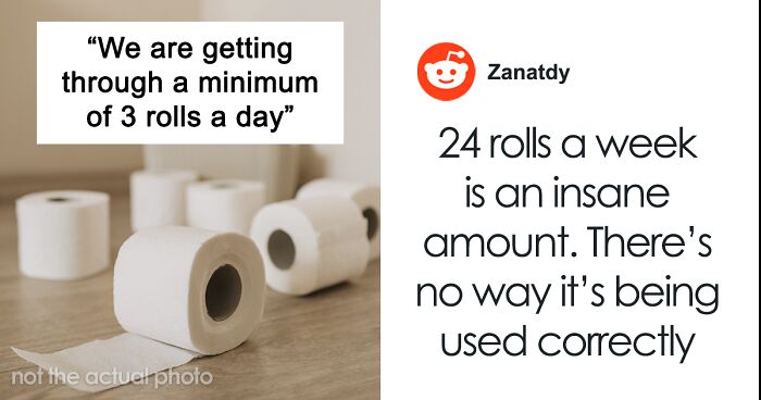 Family Of 4 Goes Through 3 Toilet Paper Rolls Per Day, Mom 