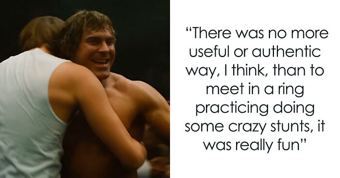 Zac Efron Looks “Unrecognizable” In Promotional Interview For New Wrestling Film, Impresses Fans