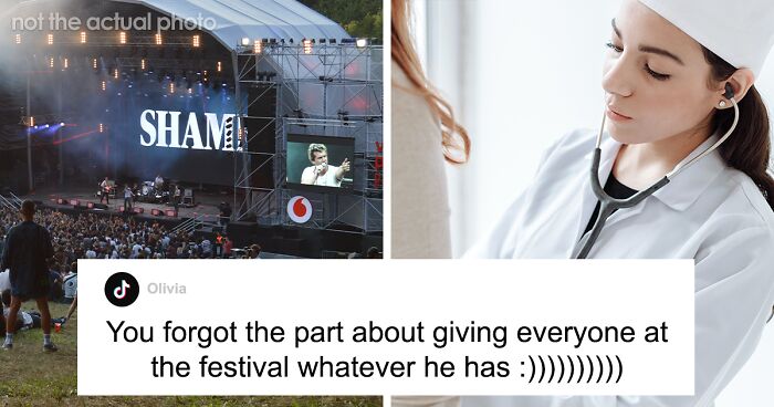 Girl Brings Her Friend To A Festival To Check Their Sore Throat In Medical Tent, Sparks Debate