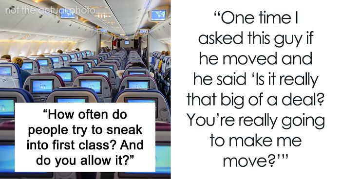 “Hehe, Go Back To 34B Now”: Flight Attendant Warns Folks Against Sneaking Into First Class