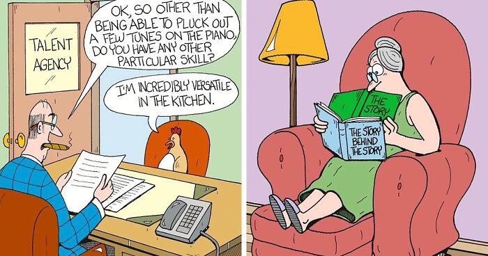 29 Humorous Comics By Leigh Rubin Depicting Absurdly Funny Scenarios (New Pics)