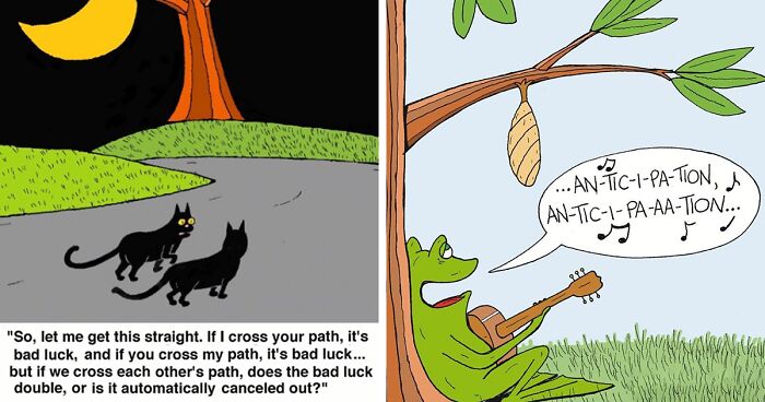 This Artist Created 29 Comics Depicting Absurdly Funny Scenarios (New Pics)