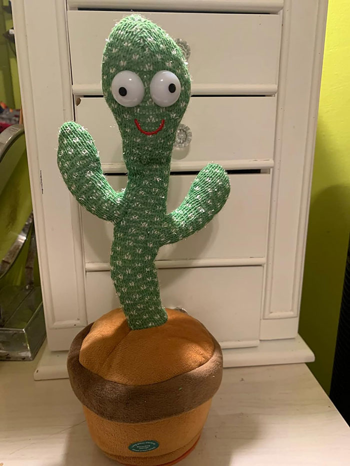 Dancing Cactus Toy: A lovable and interactive gift that dances, talks, and retells your voice in a hilarious way to keep your kids entertained and happy.