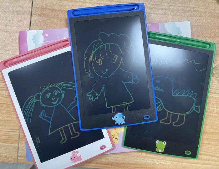 3 Pcs In 1 Pack LCD Writing Tablets: Perfect for road trips or home use, offering a fun, creative, and educational experience for kids of all ages, drawing their attention with unique designs featuring a rabbit, an elephant and a frog!