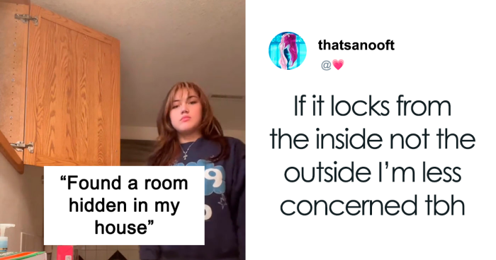 “Love Shack”: Woman Discovers Secret Kids’ Room In House After Crossing Door In Bathroom Cupboard