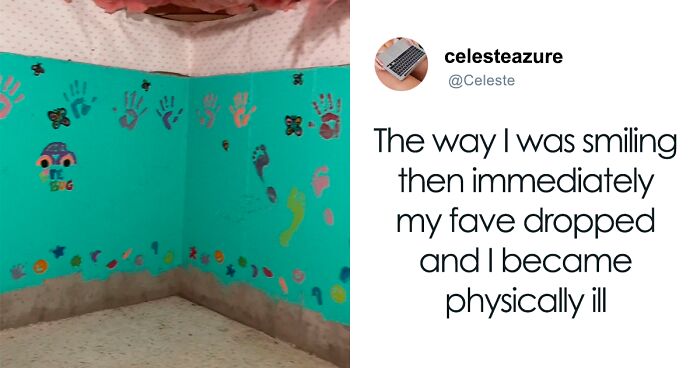 Woman Creeped Out To Find Hidden Children’s Room In Her Basement Painted With Handprints