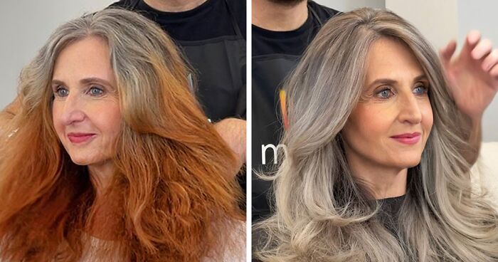 20 People Before And After Embracing Their Natural Gray Hair, With The Help Of Celebrity Hair Colorist Jack Martin (New Pics)