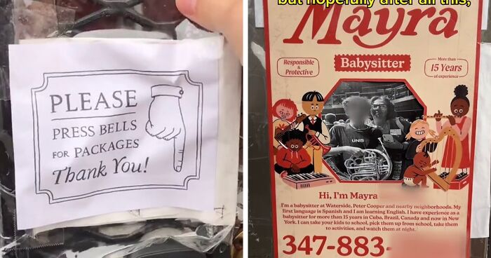 Guy Goes Around NYC Redesigning Fliers For People, Making Them Way More Appealing For Free