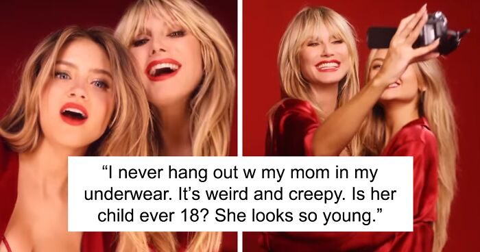 “It’s Sick”: People Slam Heidi Klum’s Christmas Lingerie Shoot With Teenage Daughter