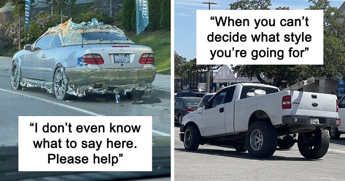 55 Hilariously Bad Cars That Are A Danger On The Road, As Shared On This FB Group