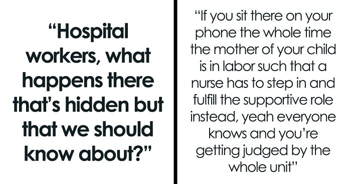 Someone Asked “What Happens In Hospitals That’s Hidden?”, And 30 HC Workers Delivered