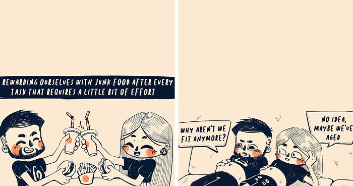 I Turn My Struggles And Daily Life Into Funny And Relatable Comics (25 Pics)